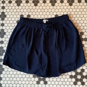J. Crew Navy Tie awaits Shorts